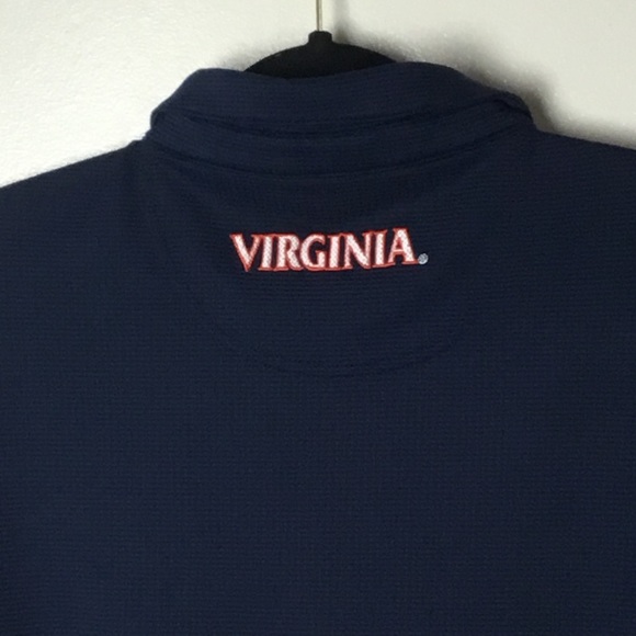 University of Virginia Nike blue short sleeve polo shirt. Large - Picture 3 of 6